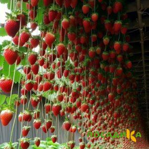 Клубника ампельная Анастасия купить по цене от 370р. в интернет-магазине «Посадика» с доставкой почтой в в Зимае и по всей России – [изображение №1].